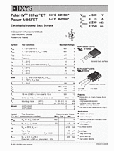 DataSheet IXFC30N60P pdf